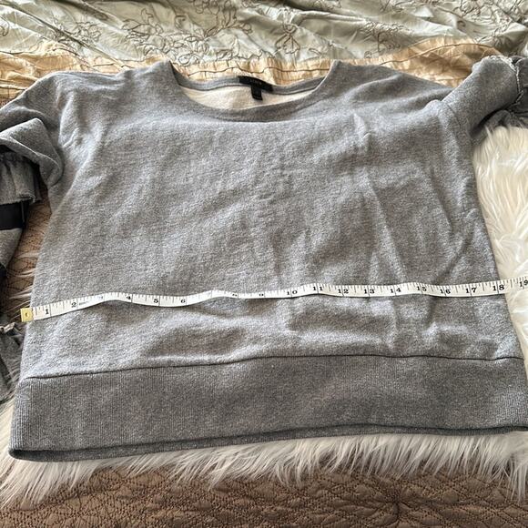 J. Crew | Ruffle Sleeve Long Sleeve top Size S - Picture 5 of 9